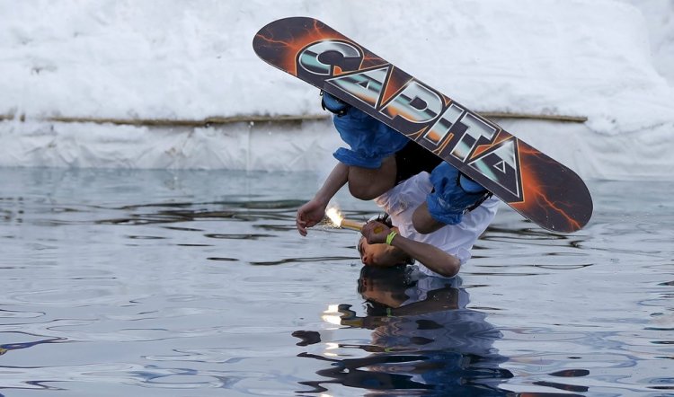 Red Bull Jump and Freeze Competition  