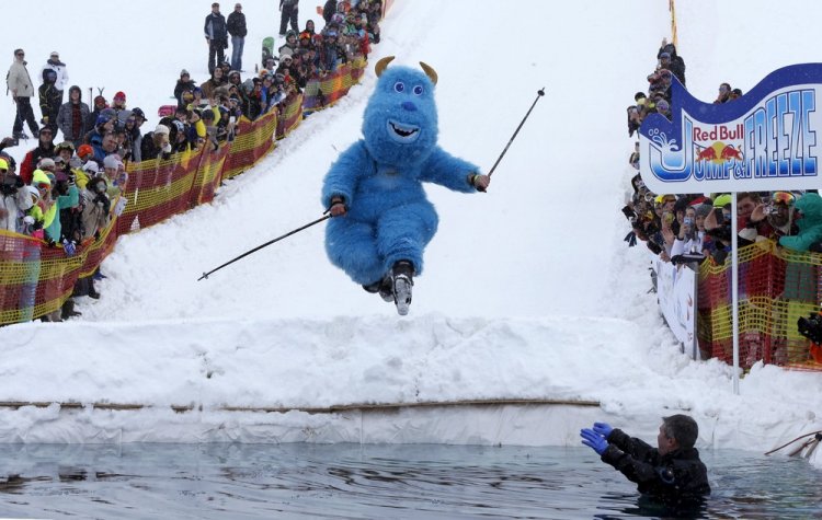 Red Bull Jump and Freeze Competition  