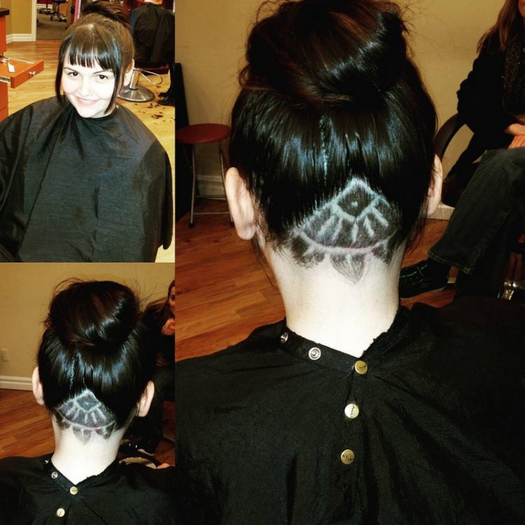     : hair tatoo