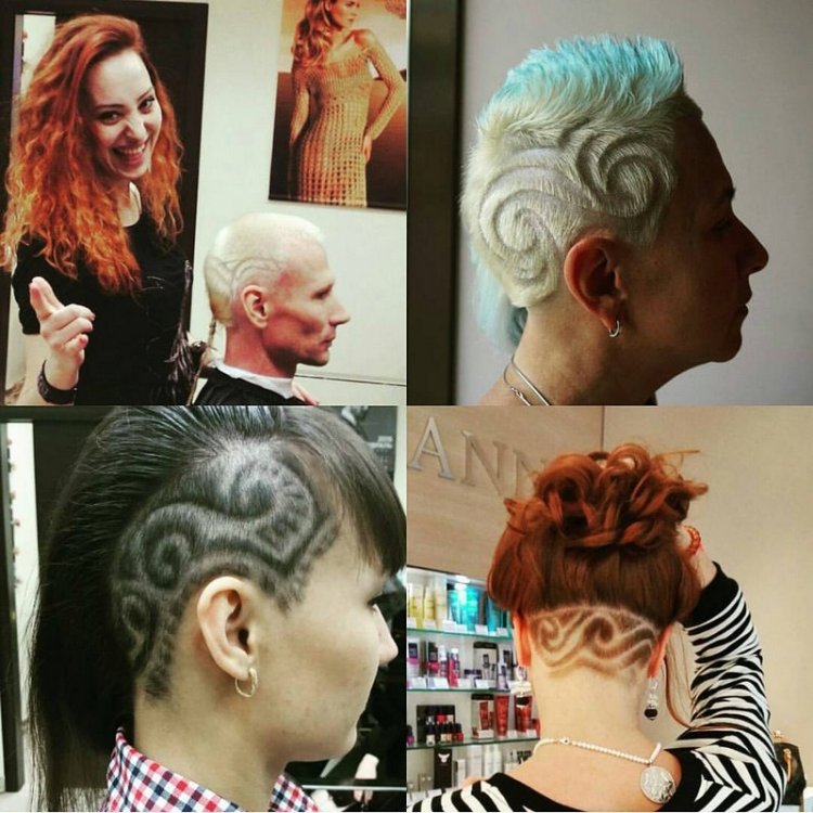     : hair tatoo